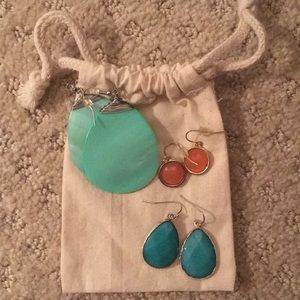 Boho earrings set